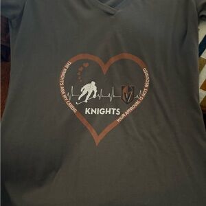 Knights Graphic Tee in Dark Gray